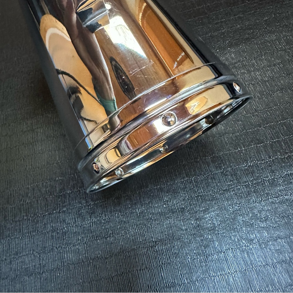 Beautiful Stainless Steel Made in Portugal Farmhouse Style Pitcher, Rivet detail - Picture 7 of 10